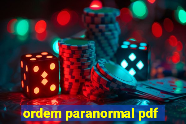 ordem paranormal pdf