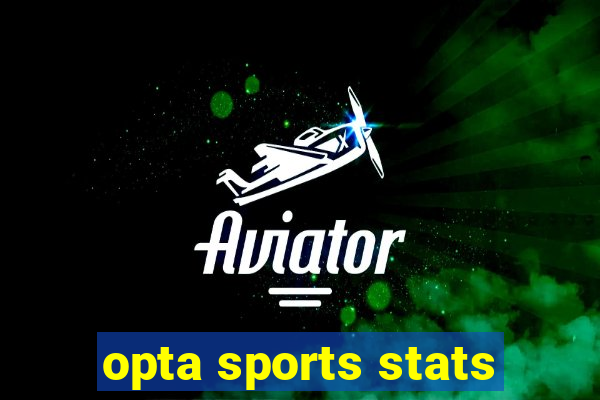 opta sports stats