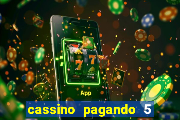 cassino pagando 5 reais no cadastro